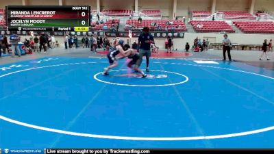 120 lbs Round 1 - Miranda Lencrerot, Glasgow Wrestling Academy vs Jocelyn Moody, North Carolina