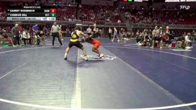 3A-175 lbs Cons. Round 2 - Connor Hill, Bettendorf vs Sammy Roemmich, Valley, West Des Moines