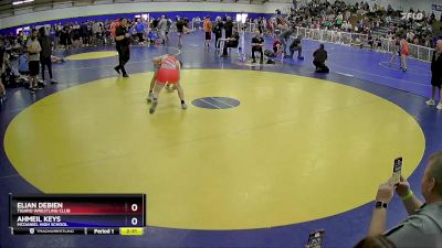 144 lbs 5th Place Match - Elian Debien, Tigard Wrestling Club vs Ahmeil Keys, McDaniel High School