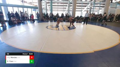 106 lbs Cons. Round 2 - Lucas Mendez, Dark Horse vs Ozora Thao, Ford Dynasty WC