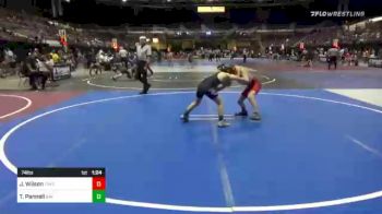 74 lbs Round Of 16 - Joshua Wilson, Takedown Express WC vs Trajan Pannell, Bay Area Dragons