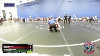 84 lbs Cons. Semi - Jude Miller, Brawlers vs Jagger Bryant, F-5 Grappling