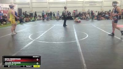 138 lbs Round 2 (10 Team) - Julian Ruggieri, Cow Rock WC vs Seth Merryman, 84 Athletes