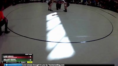 17 lbs Quarterfinal - William Grimm, Crawford Jr. Wrestling vs Lane Kirsch, Gretna Youth Wrestling