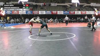 141 lbs Placement (16 Team) - Joshua Smith, Washington & Jefferson College vs Temuujin Erdenetuya, Marymount