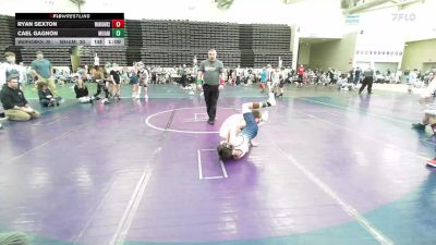 89 lbs Rr Rnd 7 - Ryan Sexton, Warhawks Wrestling Inc. ES-CL vs Cael Gagnon, Maine Hammahs ES