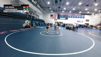 120 lbs Cons. Semi - Izaius McDonald, Cheyenne East vs Kael Gudahl, Wheatland