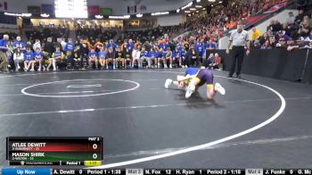 106 lbs Semis - Mason Shirk, 2-Wilton vs Atlee Dewitt, 3-Alburnett