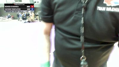 Girls Grades K-2nd FK - 46.6-48.6 Champ. Round 3 - Emberly Sharp, Twin City Wrestling Club vs Emma Hamilton, Oak Harbor Wrestling Club