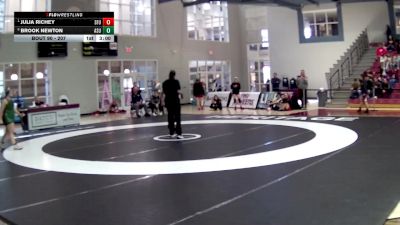 207 lbs Quarterfinal - Julia Richey, Simon Fraser University vs Brook Newton, Adams State