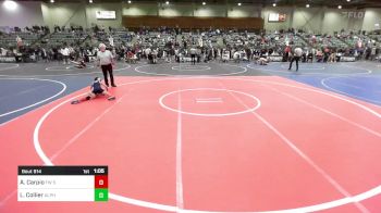 61 lbs Quarterfinal - Ace Carpio, FW Spartans vs Lucas Collier, Alpha Dawg