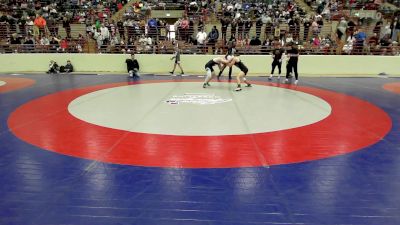 130 lbs Round Of 16 - Isaiah Sanders, Morris Fitness Wrestling Club vs Dallas Curry, Level Up Wrestling Center