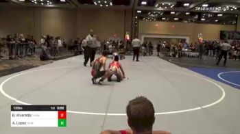 130 lbs Round Of 16 - Benjamin Alvarado, Champ Academy vs Abner Lopez, Nevada Elite WC