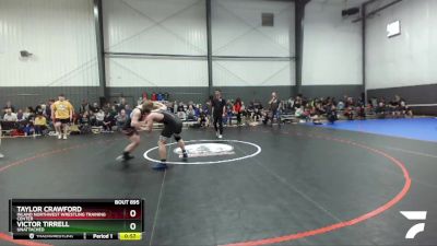 182 lbs Cons. Round 3 - Victor Tirrell, Unattached vs Taylor Crawford, Inland Northwest Wrestling Training Center