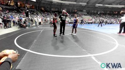 131 lbs Quarterfinal - Delando Jackson, Tulsa North Mabee Stampede vs Jeremiah Burrough, Deer Creek Wrestling Club