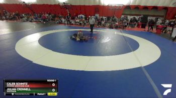 60-66 lbs Round 1 - Caleb Schmitz, Monroe Wrestling Club vs Julian Crennell, Wisconsin