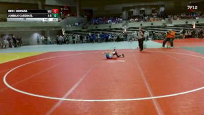 45 lbs Finals (8 Team) - Beau Ourada, Wabasso vs Jordan Cardinal, K-M