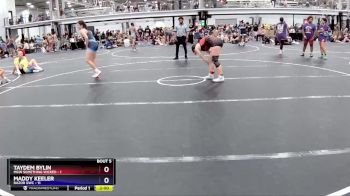 138 lbs Round 2 (8 Team) - Taydem Bylin, MGW Something Wicked vs Maddy Keeler, RaZor GWC