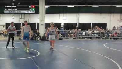 150 lbs Consi Of 32 #2 - Dominic Way, WV vs Elliott Crews, VA