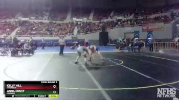 132 lbs Cons. Round 3 - Anna Ernst, Horizon vs Kelly Hill, Holbrook