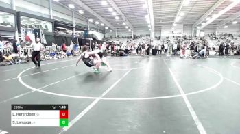 285 lbs Round Of 32 - Luke Herendeen, NY vs Spencer Lanosga, LA