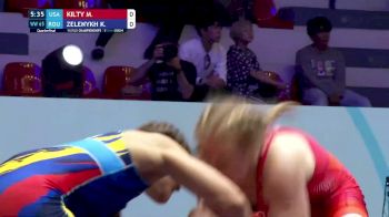 65 kg 1/4 Final - Macey Ellen Kilty, United States vs Kateryna Zelenykh, Romania