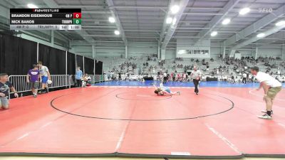 106 lbs Rr Rnd 2 - Brandon Eisenhour, 4M Power vs Nick Banos, Triumph Black