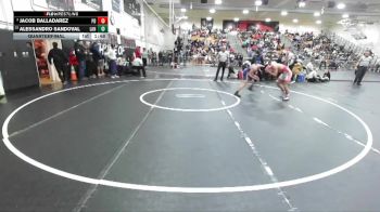 120 lbs Quarterfinal - Alessandro Sandoval, Lancaster vs Jacob Balladarez, Palm Desert