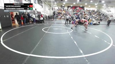 120 lbs Quarterfinal - Alessandro Sandoval, Lancaster vs Jacob Balladarez, Palm Desert