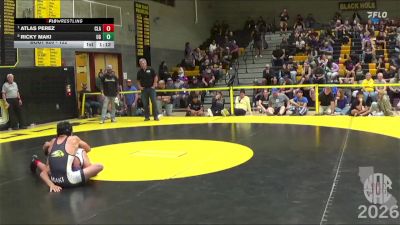 122 lbs Quarterfinal - Atlas Perez, Clark vs Ricky Maki, USA Gold