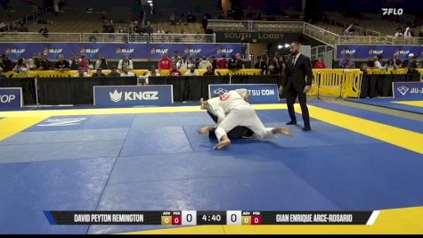 David Peyton Remington vs Gian Enrique Arce-Rosario 2026 Pan Jiu Jitsu IBJJF Championship