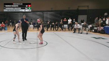 120 lbs 1st Place Match - Mariah Roberts, Riverheads vs Aubrianna Bracken, Page