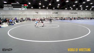 64 lbs Rr Rnd 1 - Henry Ryan, Tulsa Elite 12U 2 vs Edgar Garcia, Colorado Hammers 12U