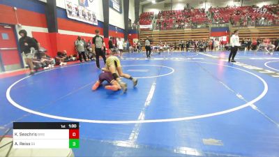 120 lbs Semifinal - Kolson Seachris, Bristow vs Ayreson Reiss, Sand Springs HS