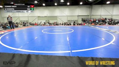 100 lbs Final - Conner Smith, OK Elite 14U 1 vs AJ Woerpel, POWA 14U