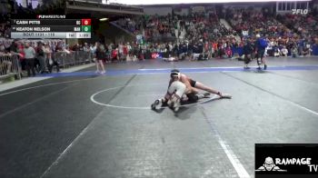 115 lbs Champ. Round 1 - Cash Pitts, Bourbon County vs Keaton Nelson, Manhattan