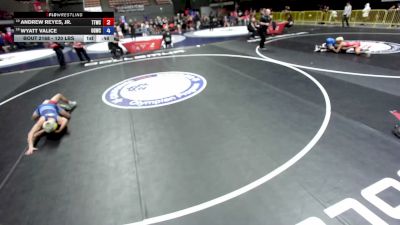 120 lbs Cons. Sub-quarters - Andrew Reyes, Jr., Team Thunder Wrestling Club vs Wyatt Valice, USA Gold Wrestling Club