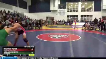 120 lbs Cons. Round 2 - Ricardo Ponce, Redlands East Valley vs Logan Andrews, Moorpark