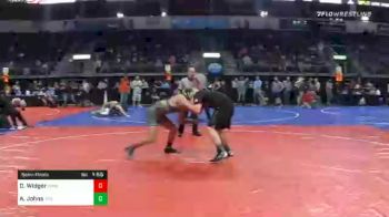 155 lbs Semifinal - Dax Widger, Saints Wrestling Club vs Augustus Johns, Irish Outlaws