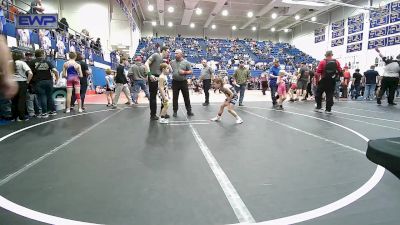 58 lbs Round Of 16 - Reed Musgrove, Harrah Little League Wrestling vs Asher Hodge, Standfast