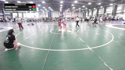 126 lbs Rr Rnd 2 - Kayden Dauch, 5forty Lady Brawlers II vs Arianna Leo, Evil Empire
