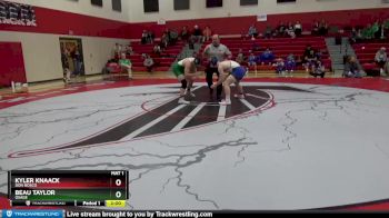 152 lbs Quarterfinal - Kyler Knaack, Don Bosco vs Beau Taylor, Osage