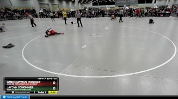 83 lbs Cons. Round 4 - Jaydyn Schommer, Nebraska Boyz Wrestling vs Amir Newman-Winfrey, Hammer Time Wrestling Academy