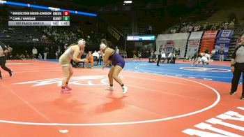 190 Class 1 lbs 1st Place Match - Brooklyenn Rader-Johnson, Kirksville vs Carli Vargas, Kearney