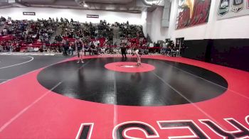 120 lbs Champ. Round 1 - Kole Bauman, Chaparral vs Rye Gardner, Mountain View