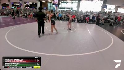 127 lbs Semifinal - Zaylyn Woods, Sisters On The Mat vs Katelyn Bachelot, Southern Style Wrestling Club