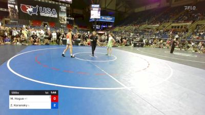 126 lbs Rnd Of 32 - Mathias Hogue, Montana vs Zev Koransky, Illinois