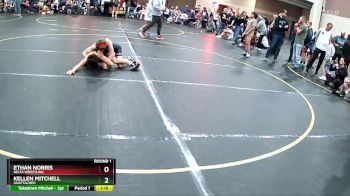 88 lbs Round 1 - Kellen Mitchell, Unattached vs Ethan Norris, Delta Wrestling