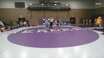 70 lbs Finals (2 Team) - Owen Shimic, Southeast vs Wyatt Mendez, Saratoga Middle School