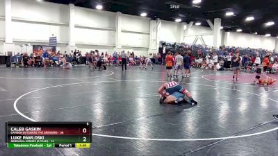 215 lbs Round 6 (8 Team) - Caleb Gaskin, Camden Outsiders The Greasers vs Luke Pawloski, Nebraska Heroes (B Team)